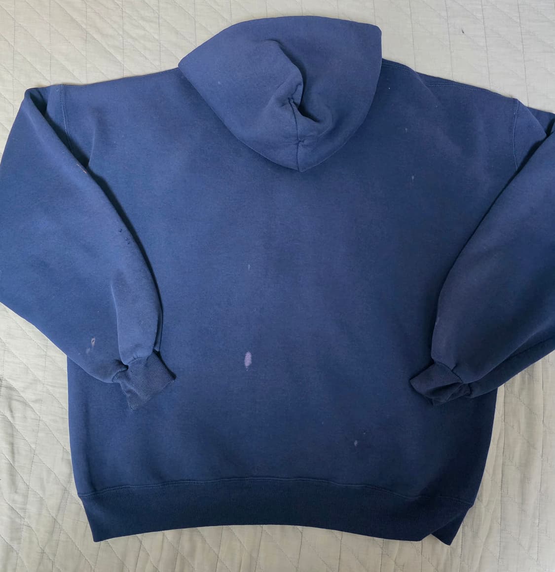 [XXL] 90s 러셀 애슬레틱 후드집업 네이비 베드 블리칭ver.14 상품이미지5
