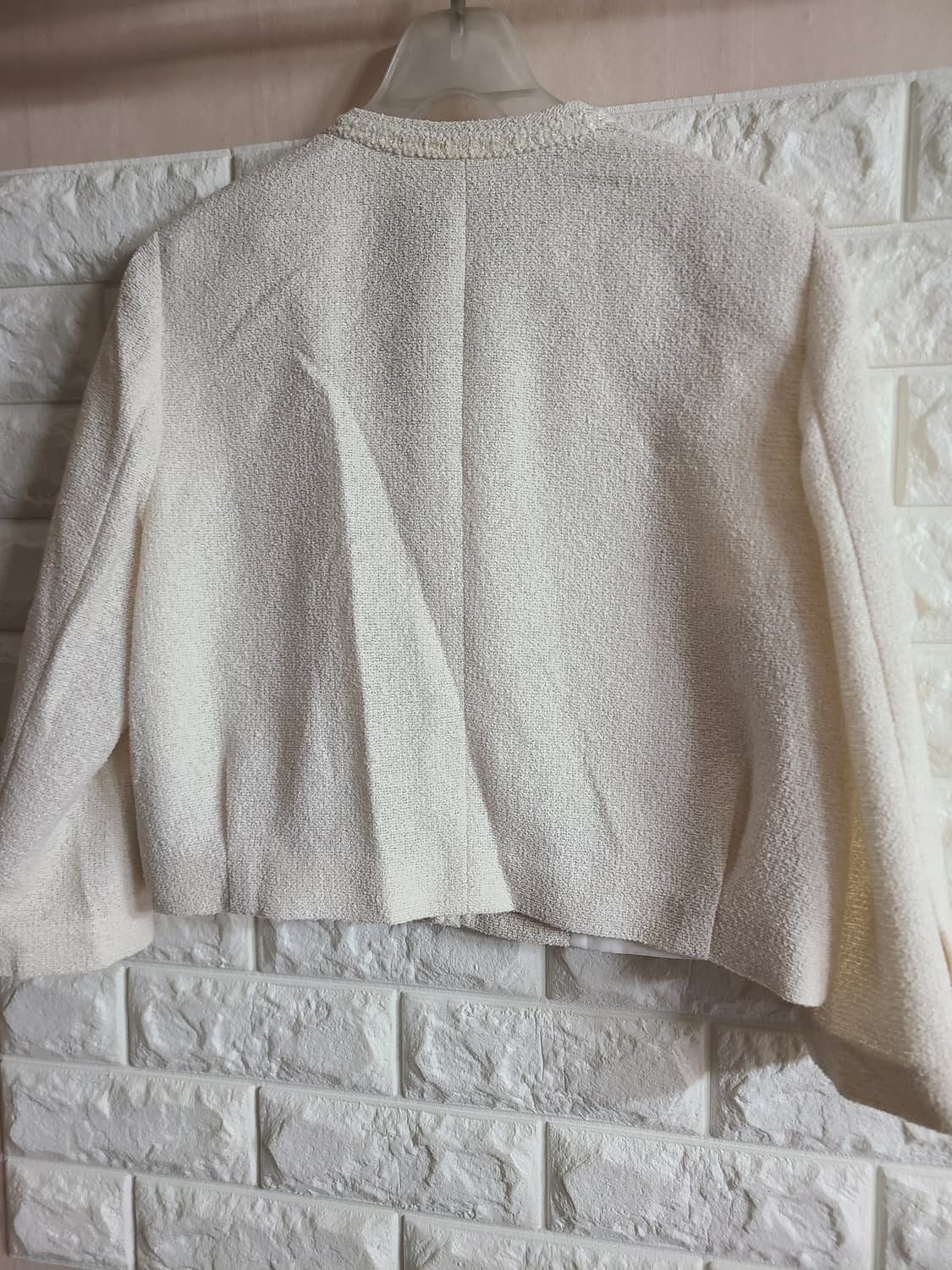 DEWL 아이보리 트위드 자켓(55) 상품이미지6