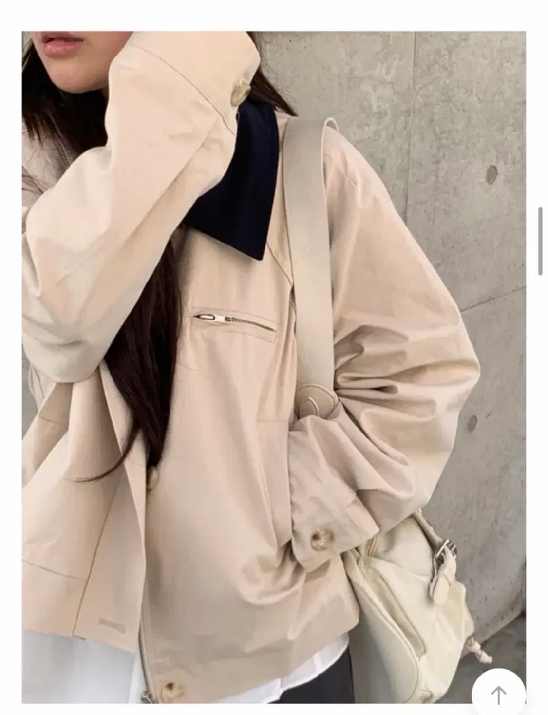 (새상품)oinii 오이니 배색 워크 블루종 - work blouson 상품이미지5