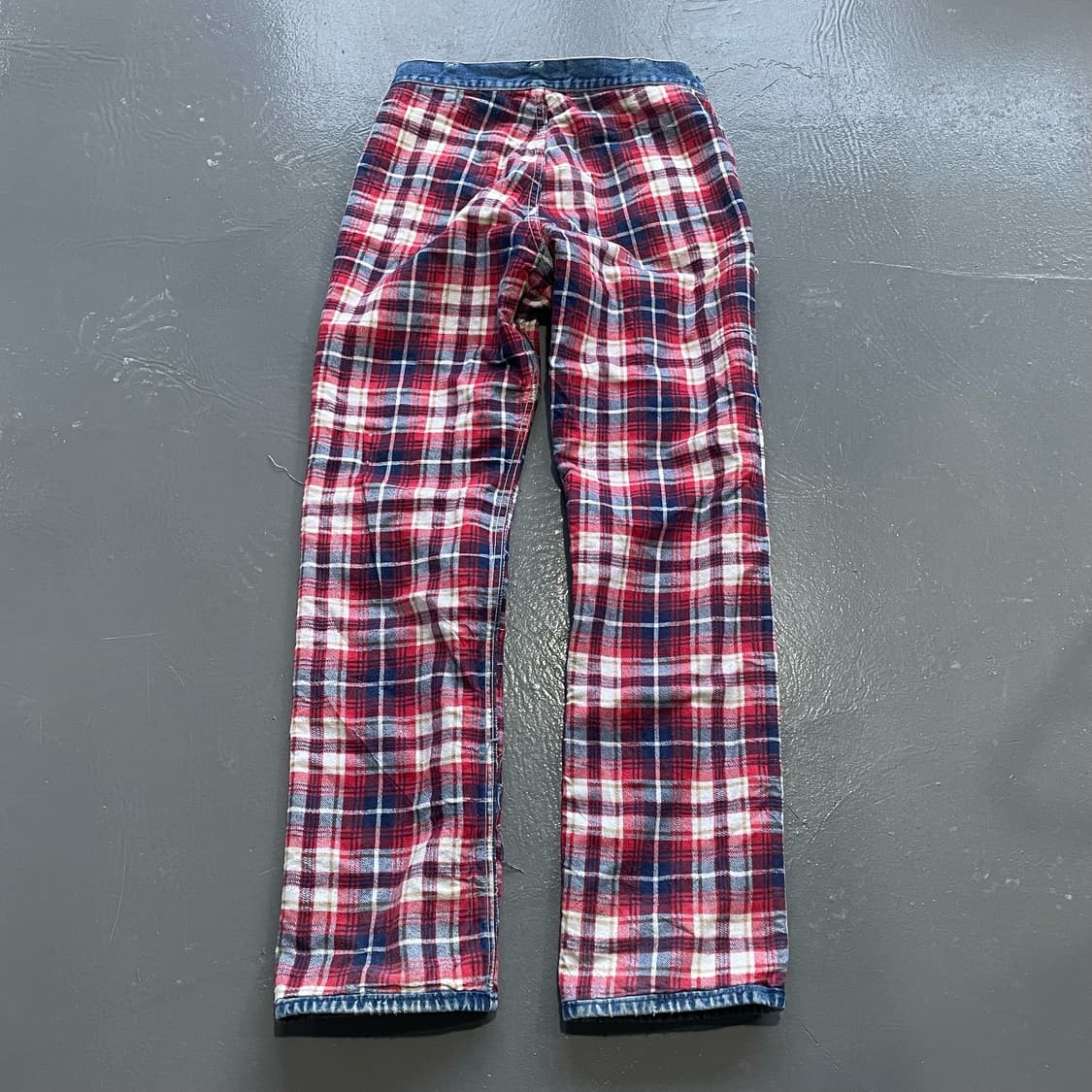 00s 칼하트 블랭킷 데님 팬츠 상품이미지6
