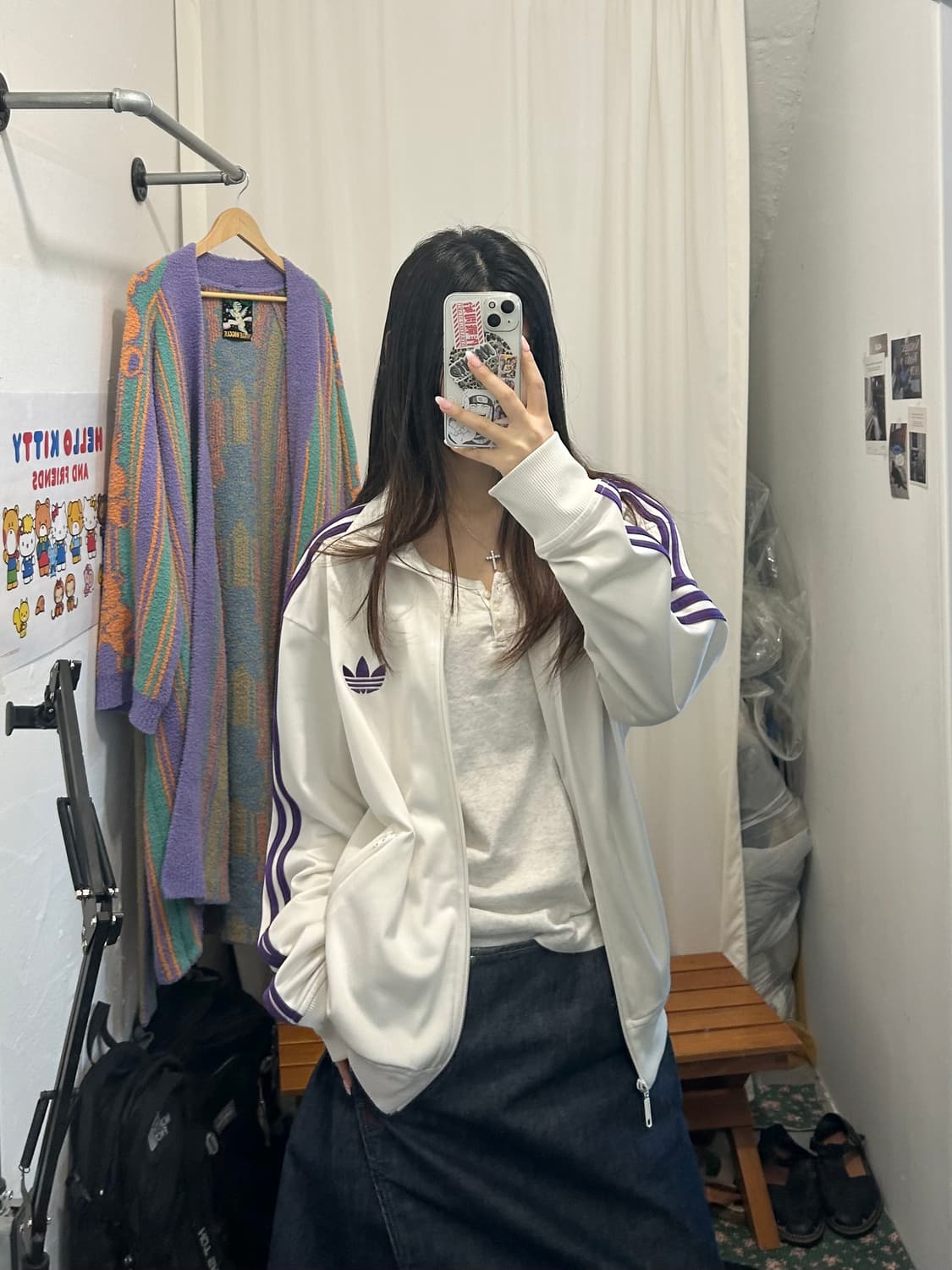 아디다스 파이어버드 흰보 져지 초레어 상품이미지2