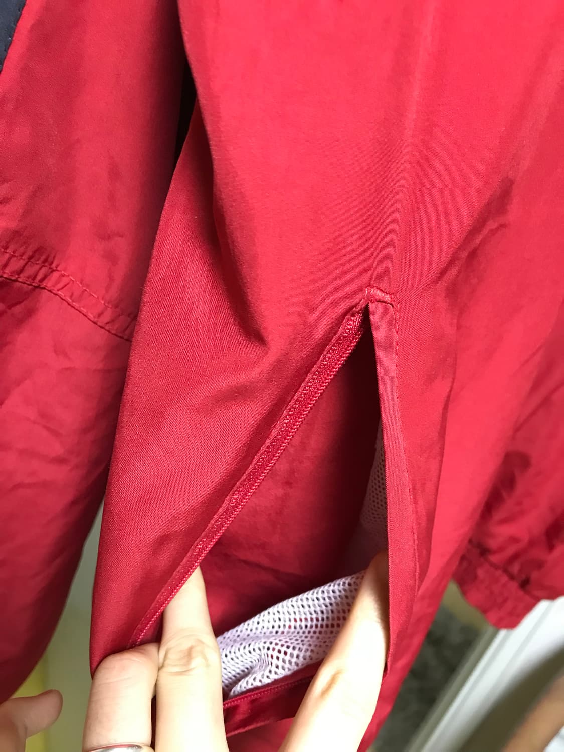 아디다스 빈티지 삼선 후드 바람막이 자켓 상품이미지4