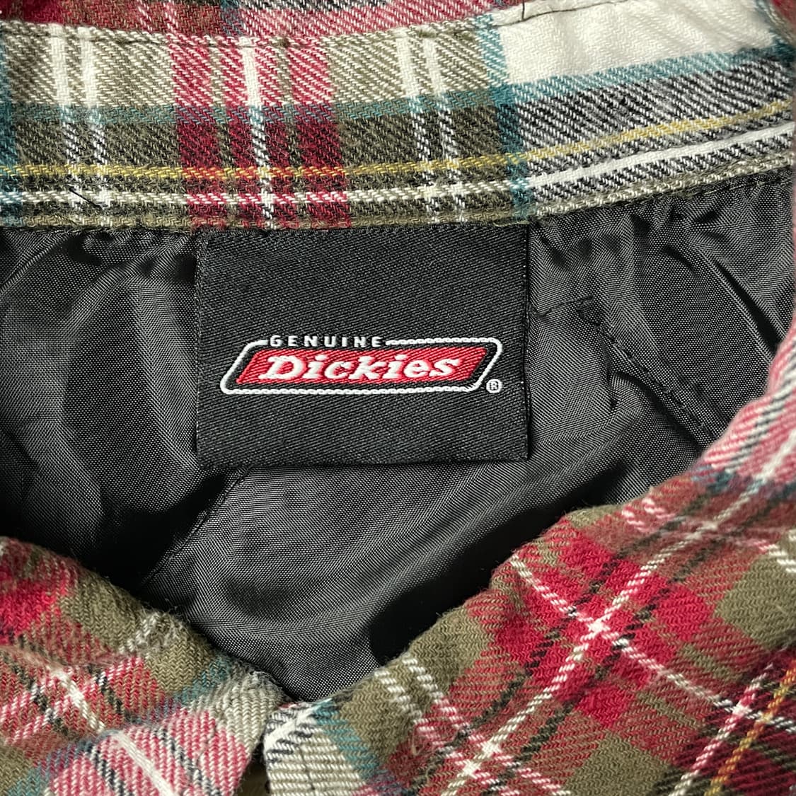 DICKIES 디키즈 빈티지 플란넬 체크 셔츠 자켓 A00806 상품이미지10
