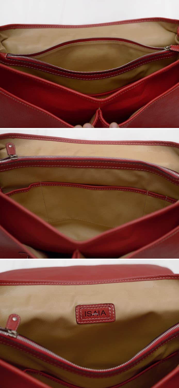 이사이아 (ISAIA) 나폴리 풀레더 이탈리안 클래식 브리프케이스 상품이미지6