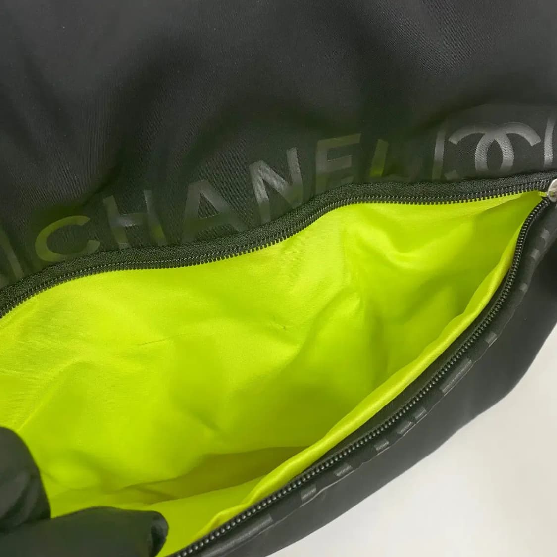 CHANEL / 빈티지 샤넬 9번대 스포츠 라인 블랙 메신저 백/크로스백 상품이미지8