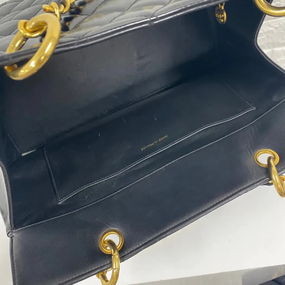 CHANEL/빈티지 샤넬 4번대 블랙 페이던트 GST 그랜드 샤핑 토트백 상품이미지9