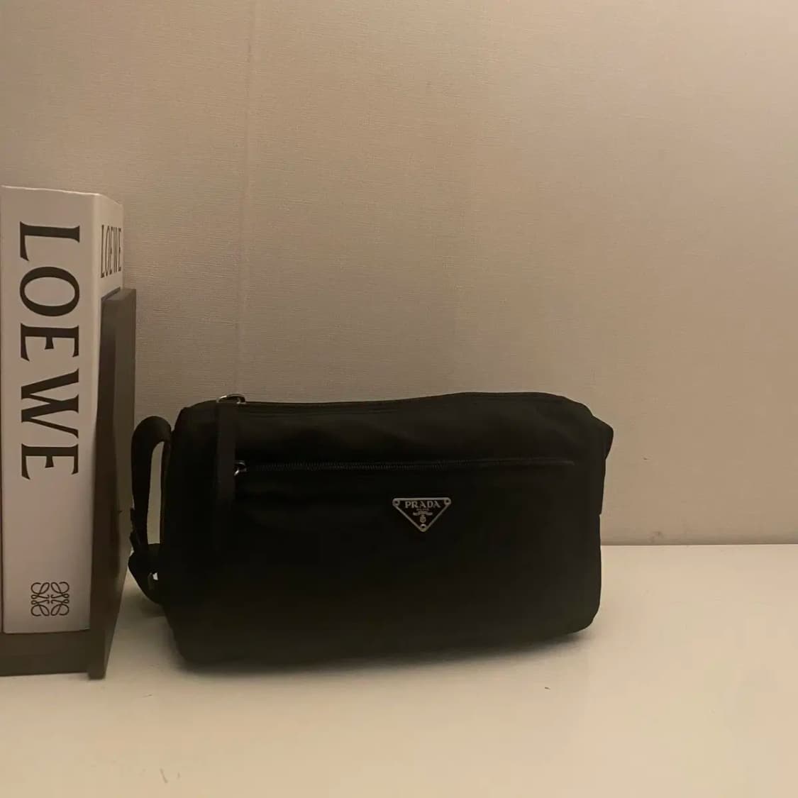 PRADA / 빈티지 프라다 삼각로고 블랙 포코노 나일론 숄더백 상품이미지1
