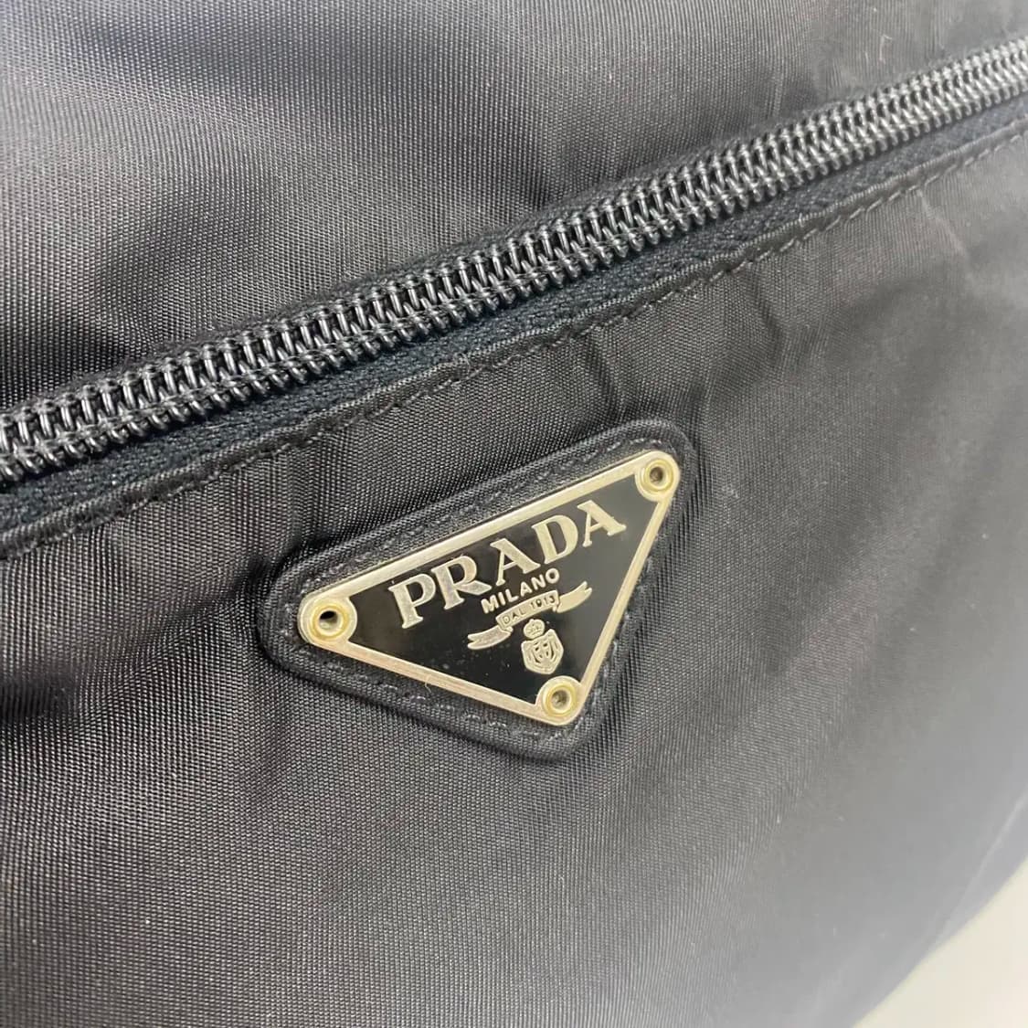 PRADA / 빈티지 프라다 삼각로고 블랙 포코노 나일론 숄더백 상품이미지6