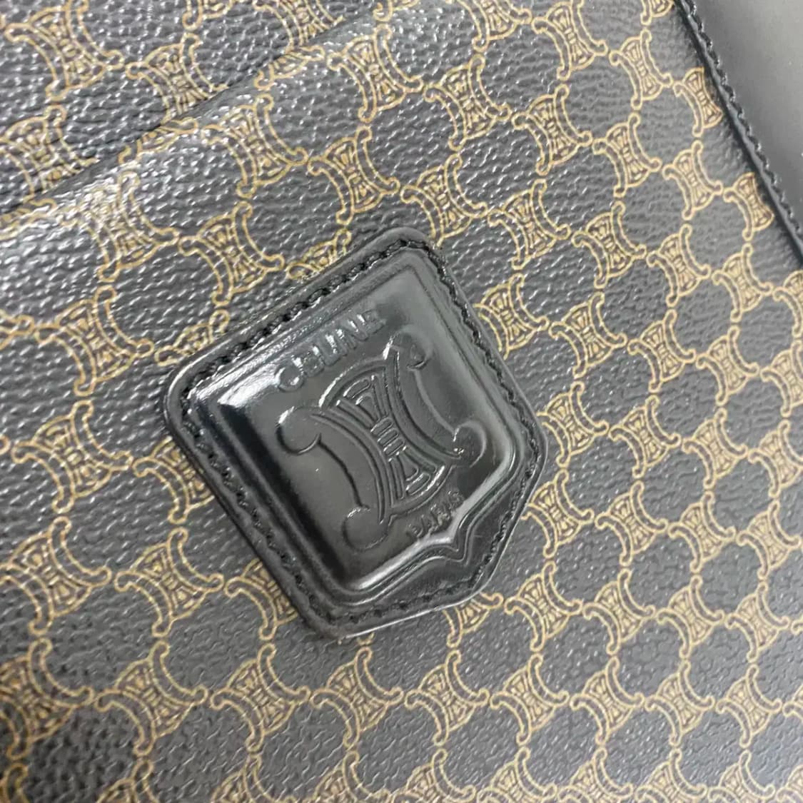 CELINE / 빈티지 셀린느 블랙 마카담 토트백 / 숄더백 상품이미지9