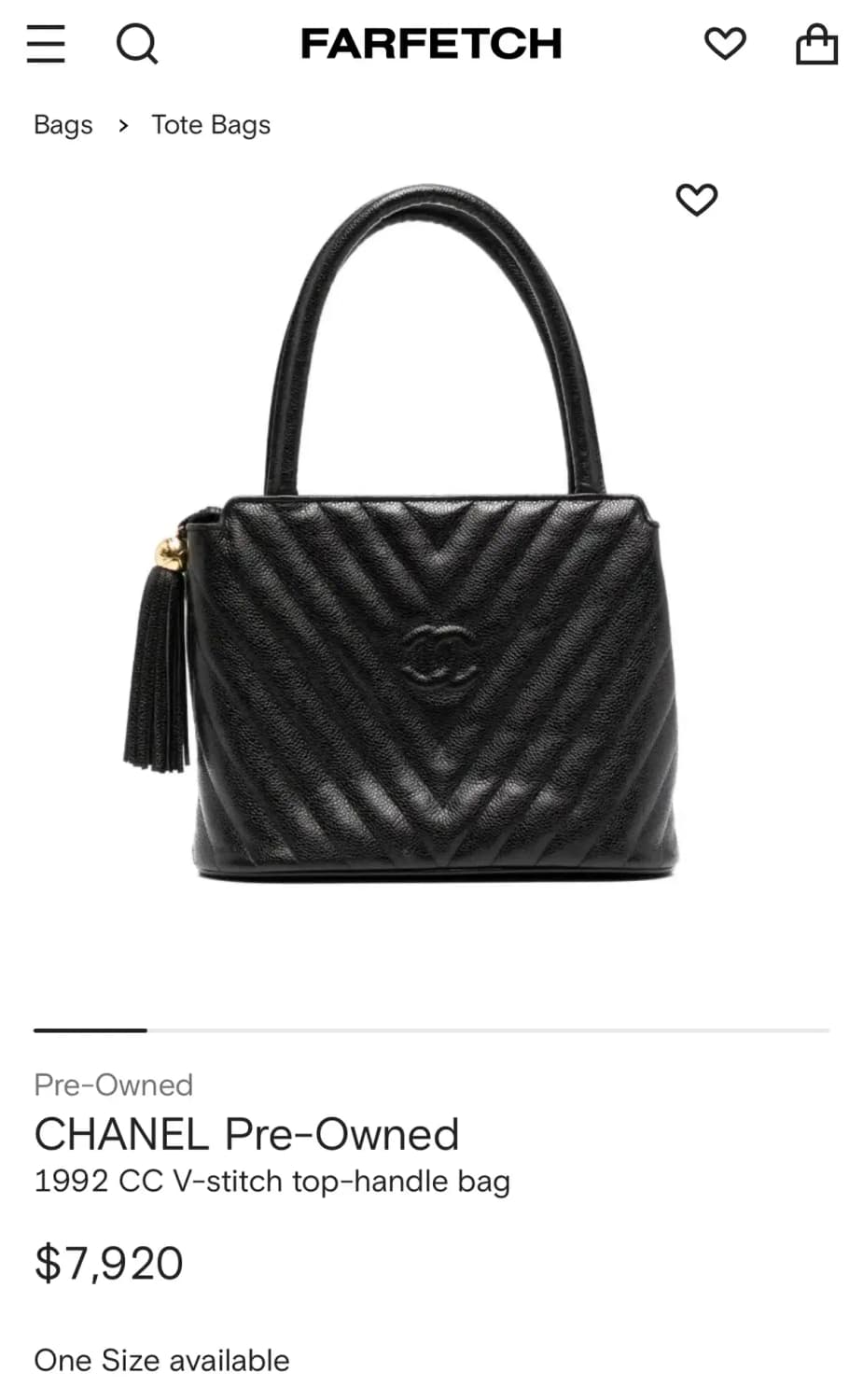 CHANEL / 빈티지 샤넬 3번대 블랙 캐비어V-스티치 쉐브론 탑핸들백 상품이미지3