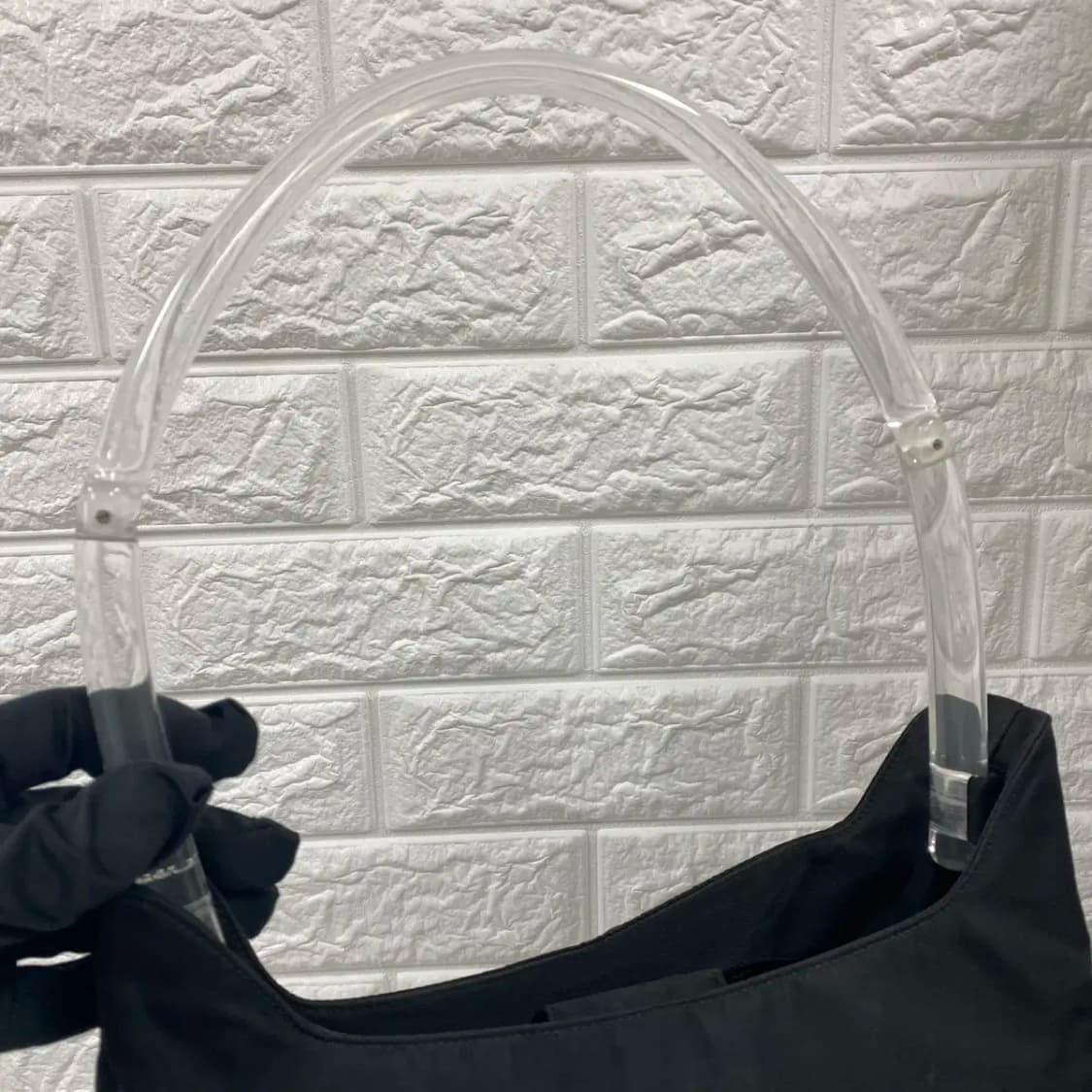 PRADA / 빈티지 프라다 삼각로고 포코노 블랙 나일론 원 숄더백 상품이미지7