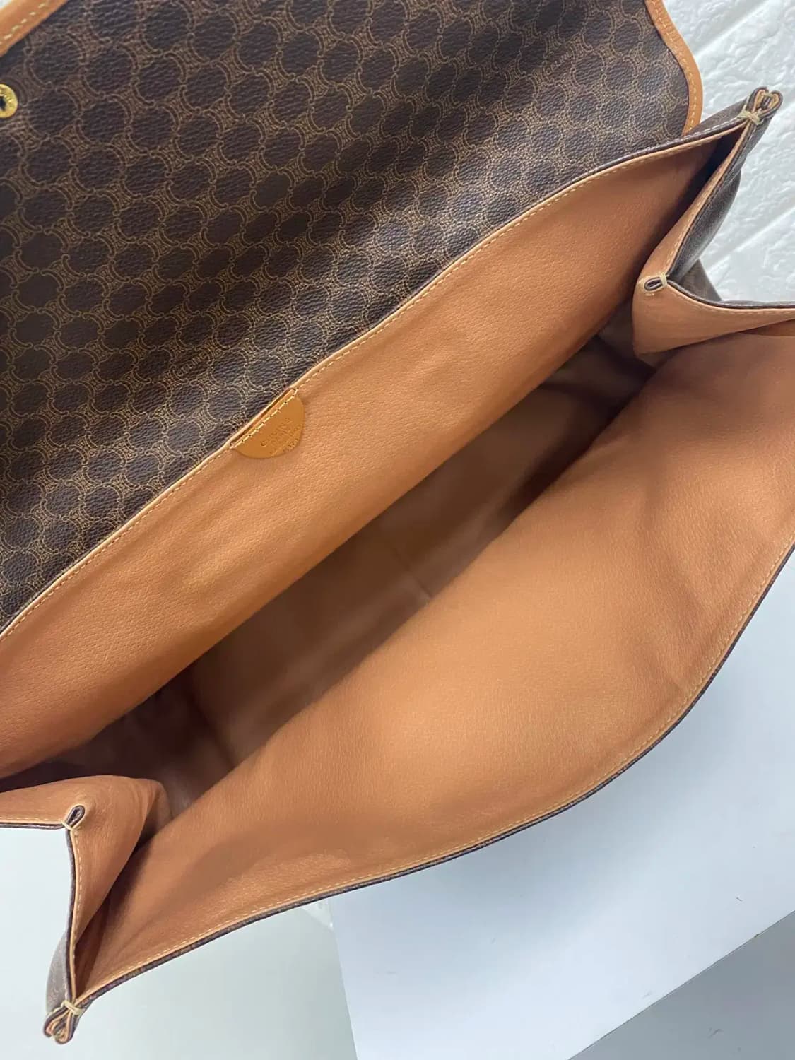 CELINE / 빈티지 셀린느 브라운 마카담 보스턴백 / 트레블백 상품이미지10