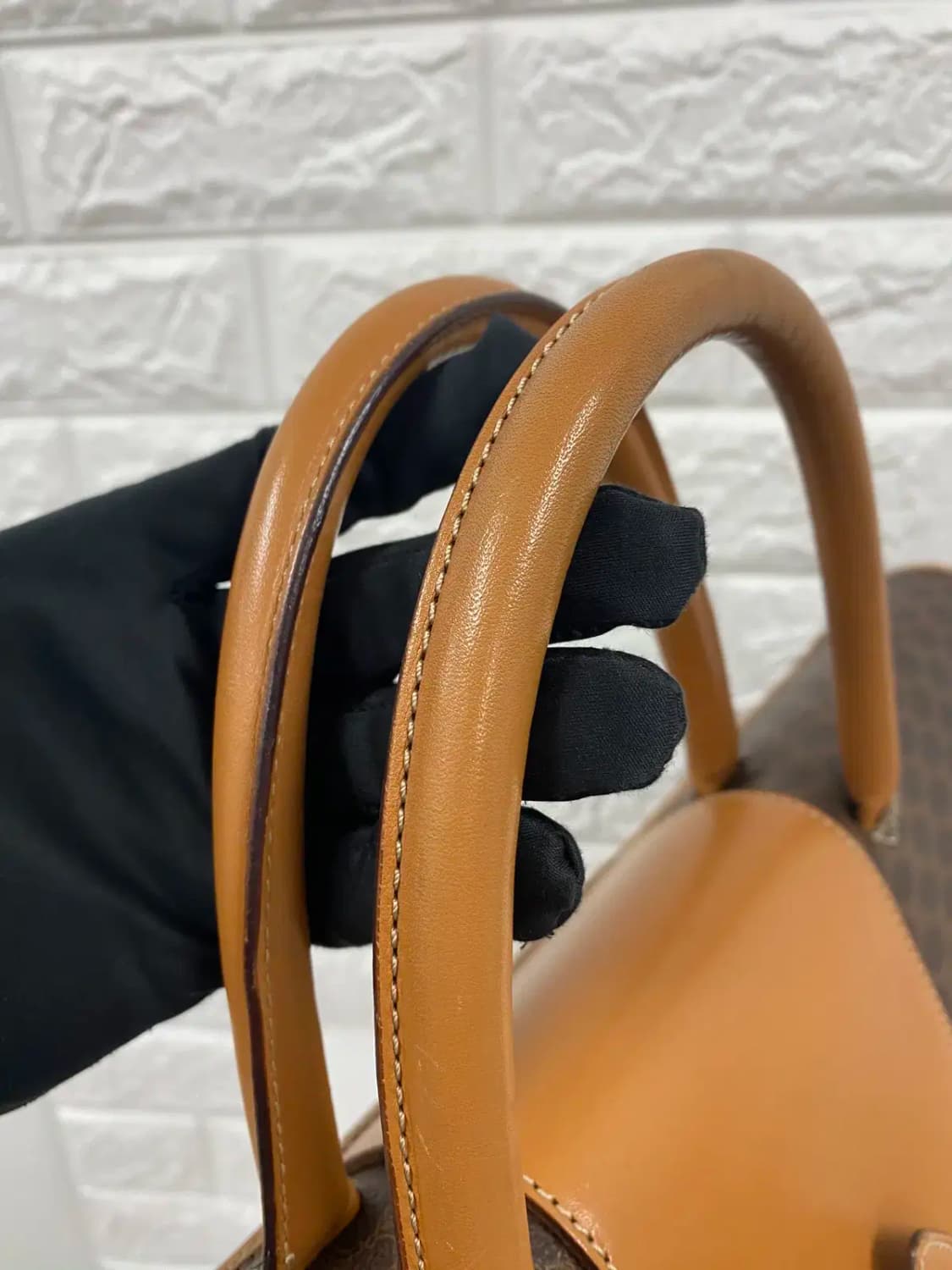 CELINE / 빈티지 셀린느 브라운 마카담 보스턴백 / 트레블백 상품이미지5