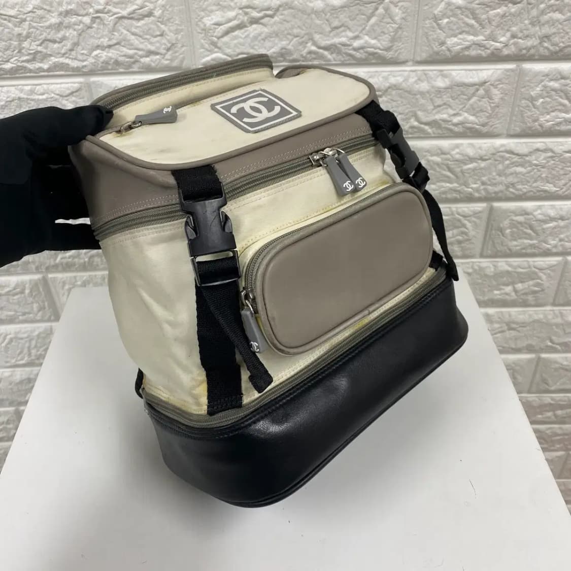 CHANEL / 빈티지 샤넬 6번대 스포츠 라인 스몰 백팩 상품이미지5