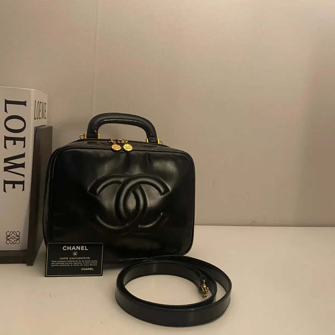 CHANEL / 빈티지 샤넬 CC 페이던트 베니티 코스메틱백 / 투웨이백 상품이미지1