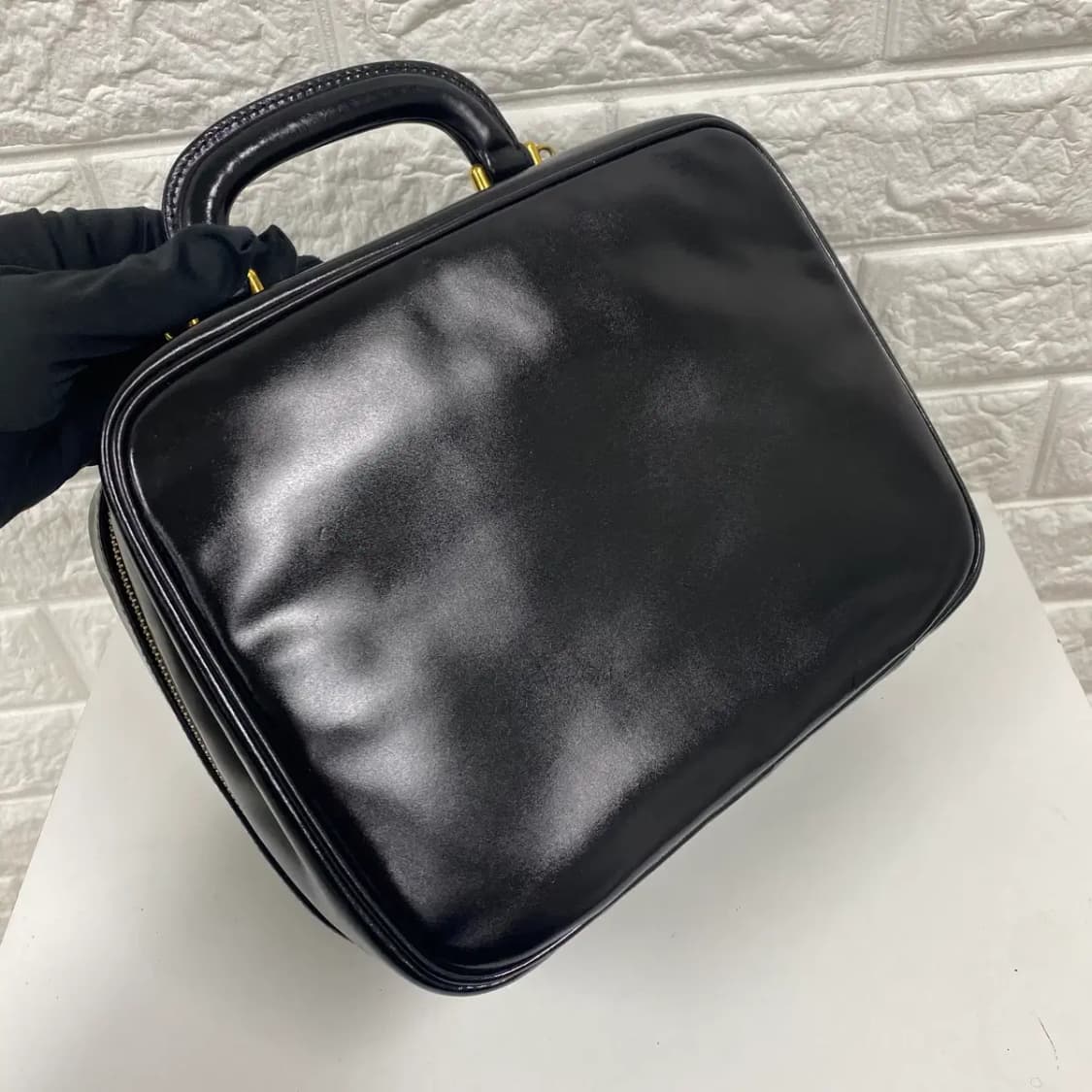 CHANEL / 빈티지 샤넬 CC 페이던트 베니티 코스메틱백 / 투웨이백 상품이미지5