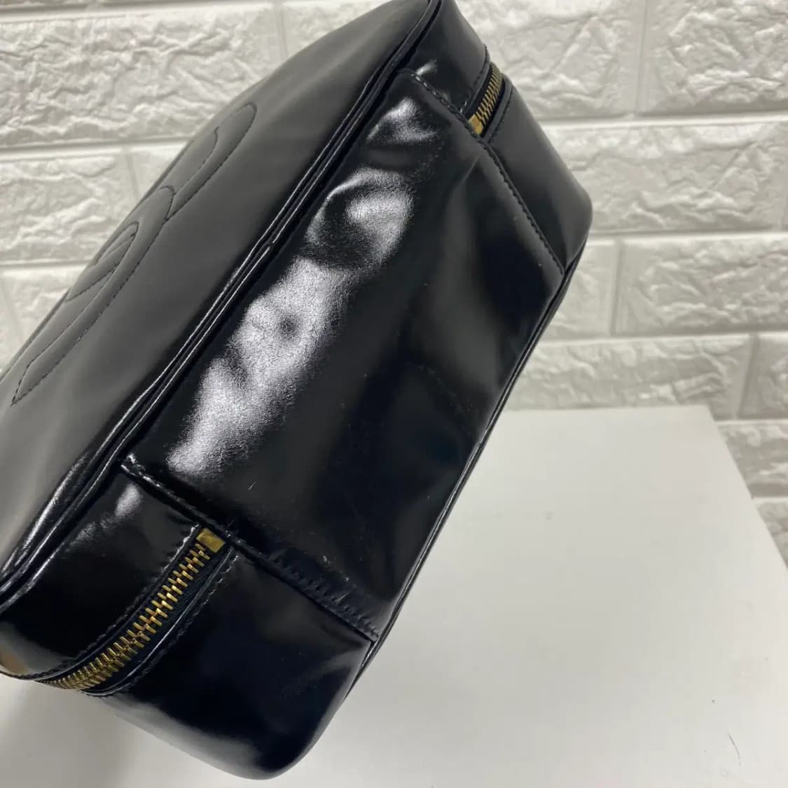 CHANEL / 빈티지 샤넬 CC 페이던트 베니티 코스메틱백 / 투웨이백 상품이미지7