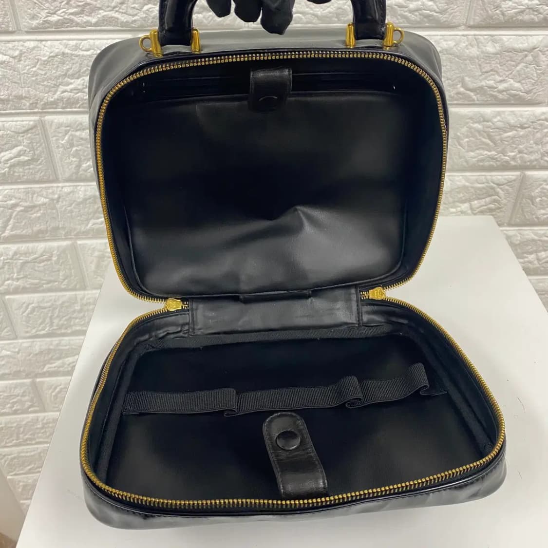 CHANEL / 빈티지 샤넬 CC 페이던트 베니티 코스메틱백 / 투웨이백 상품이미지8