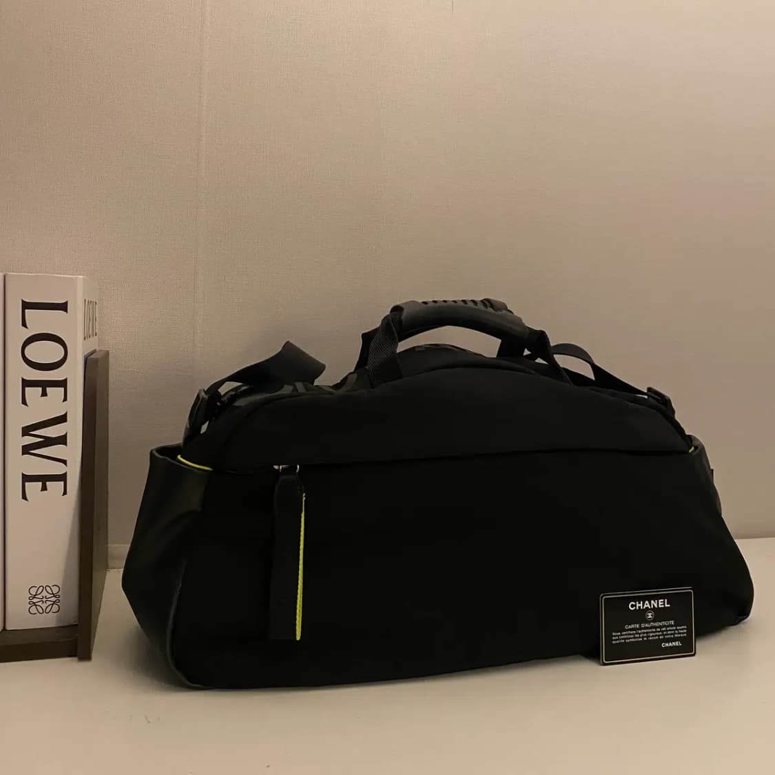 CHANEL /빈티지 샤넬 9번대 스포츠 라인 블랙 보스턴 백 /크로스백 상품이미지1