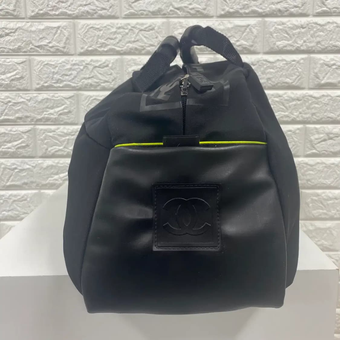 CHANEL /빈티지 샤넬 9번대 스포츠 라인 블랙 보스턴 백 /크로스백 상품이미지9