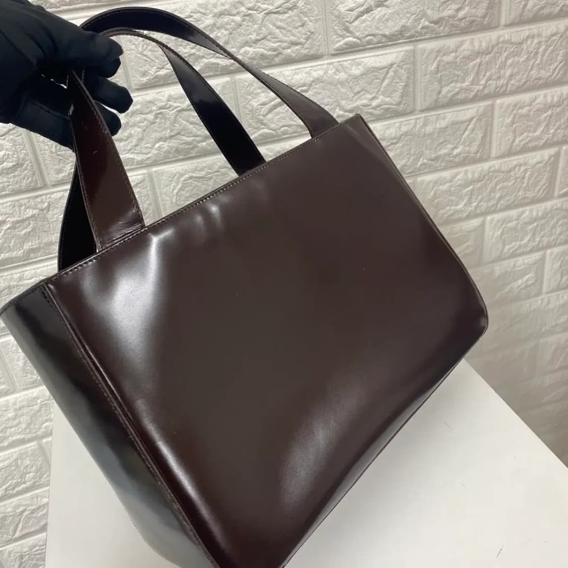 CELINE / 빈티지 셀린느 브라운 페이던트 토트백 상품이미지6