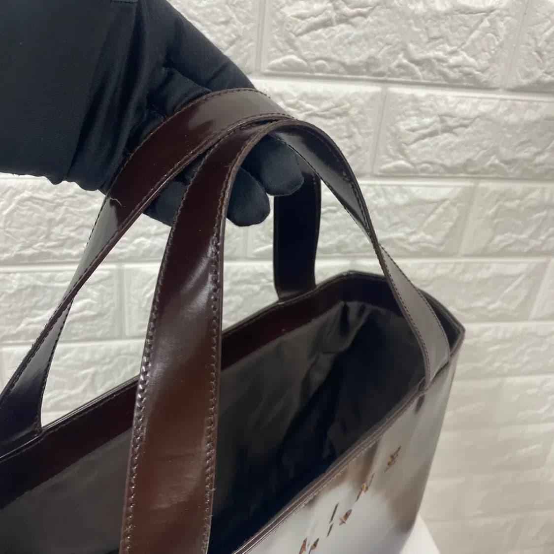 CELINE / 빈티지 셀린느 브라운 페이던트 토트백 상품이미지7