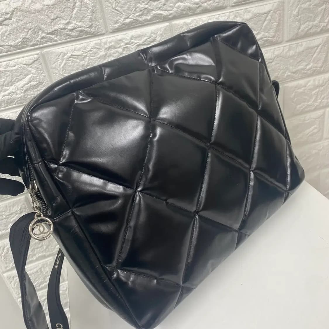 CHANEL/빈티지 샤넬 4번대 마틀라세 퀼팅 페이던트 메신저백/크로스백 상품이미지5