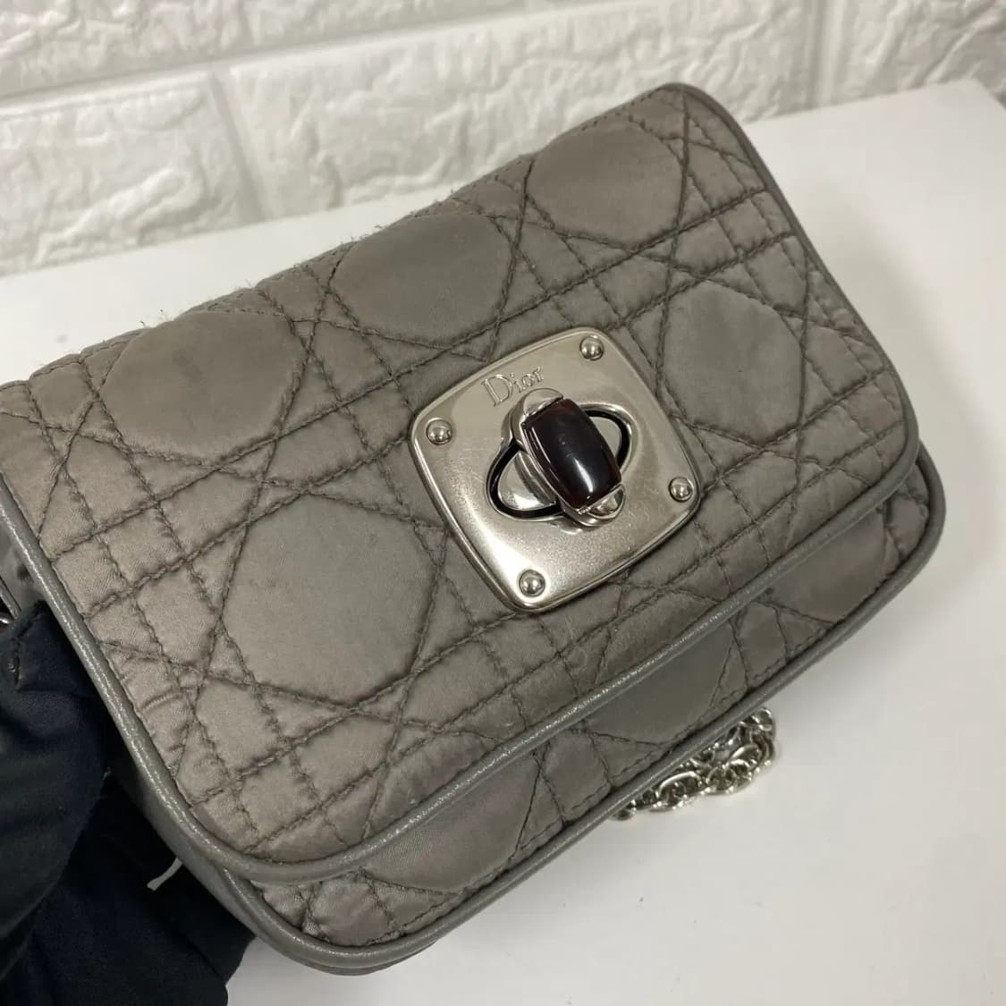 Dior / 빈티지 디올 까나쥬 퀄팅 미니 크로스 바디 백 / 투웨이백 상품이미지3