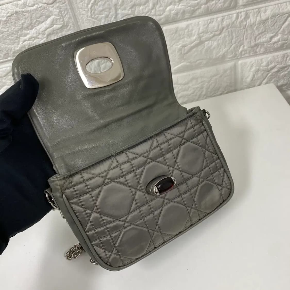 Dior / 빈티지 디올 까나쥬 퀄팅 미니 크로스 바디 백 / 투웨이백 상품이미지7