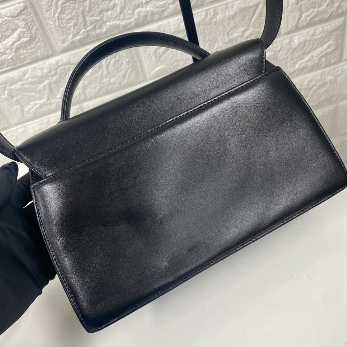 GIVENCHY / 빈티지 지방시 골드메달 블랙 숄더백 / 투웨이백 상품이미지5