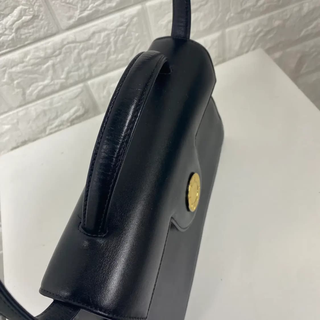 GIVENCHY / 빈티지 지방시 골드메달 블랙 숄더백 / 투웨이백 상품이미지6