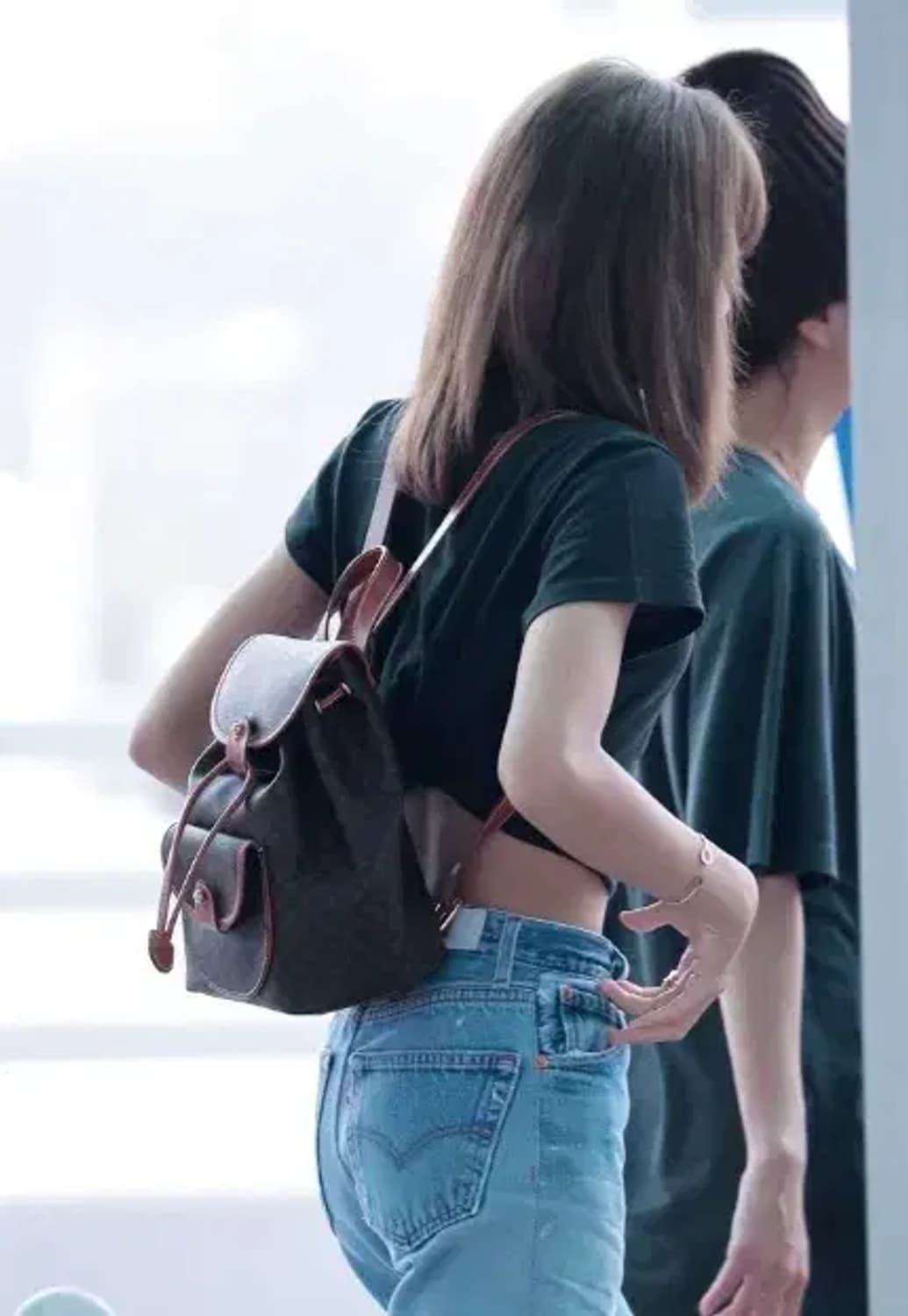 CELINE / 빈티지 셀린느 브라운 마카담 백팩 상품이미지3