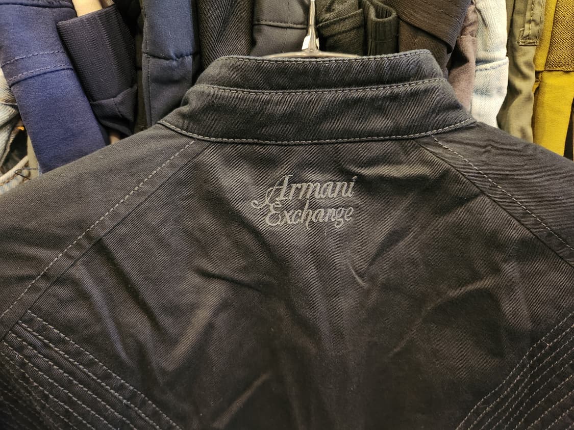 아르마니익스체인지 블랙 바이커자켓 상품이미지7