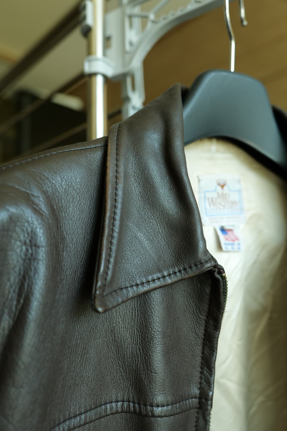 미드웨스턴 브라운 디어스킨 스포츠자켓 상품이미지6