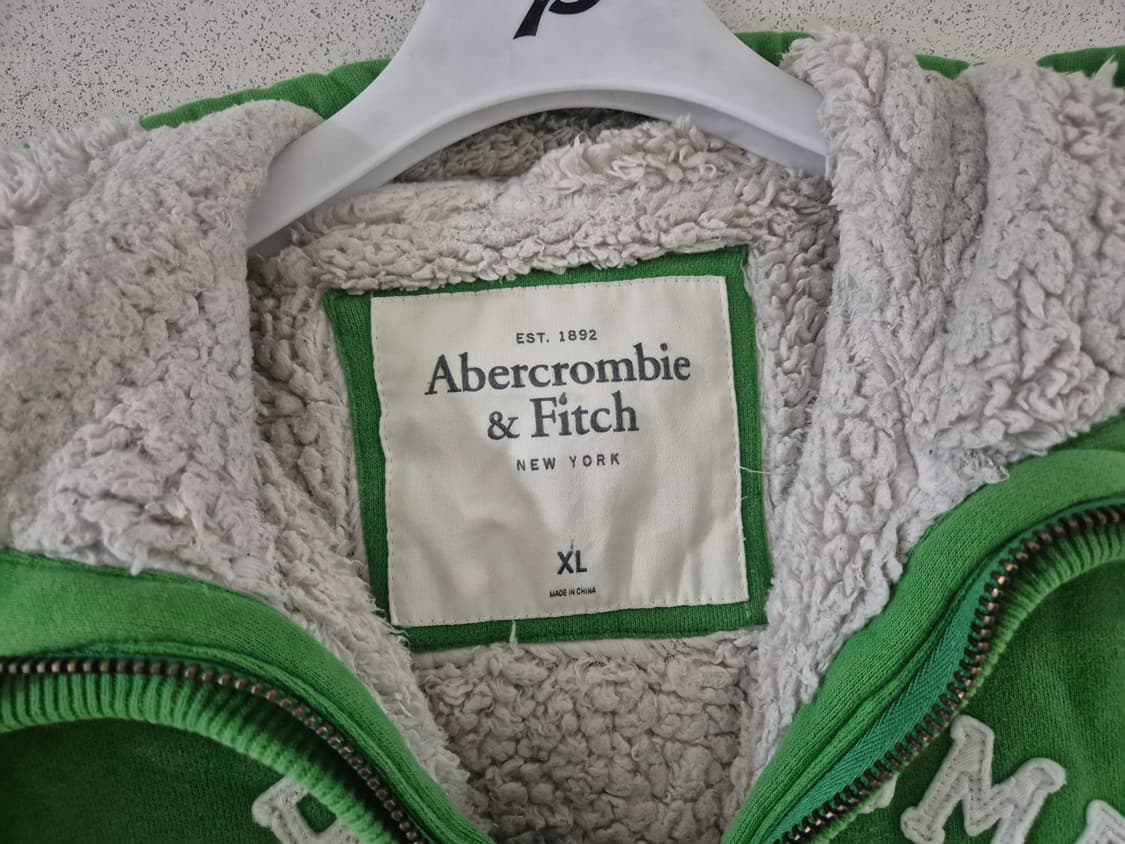 [XL]아베크롬비 빈티지 y2k 양털 후드집업 Men 상품이미지4