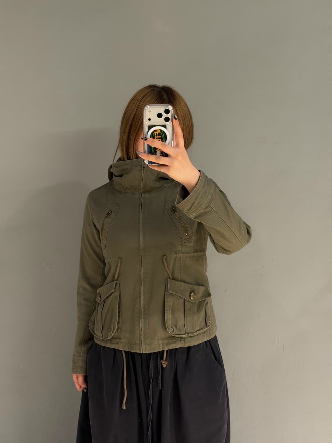 high-neck design pocket detail jk 상품이미지2