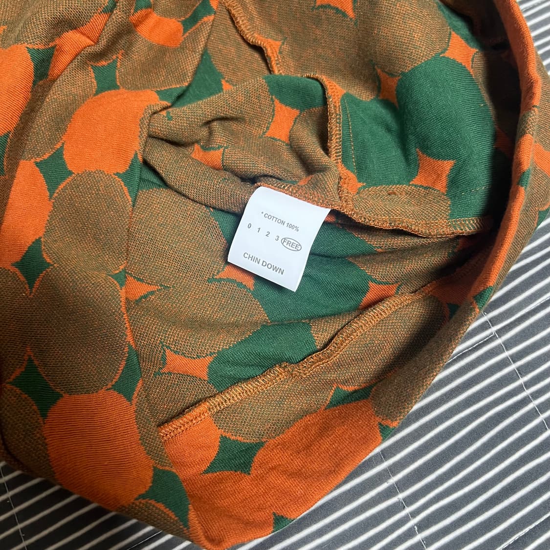 친다운(Chindown) 코튼 트러커 자켓 오렌지 (미사용) 상품이미지8