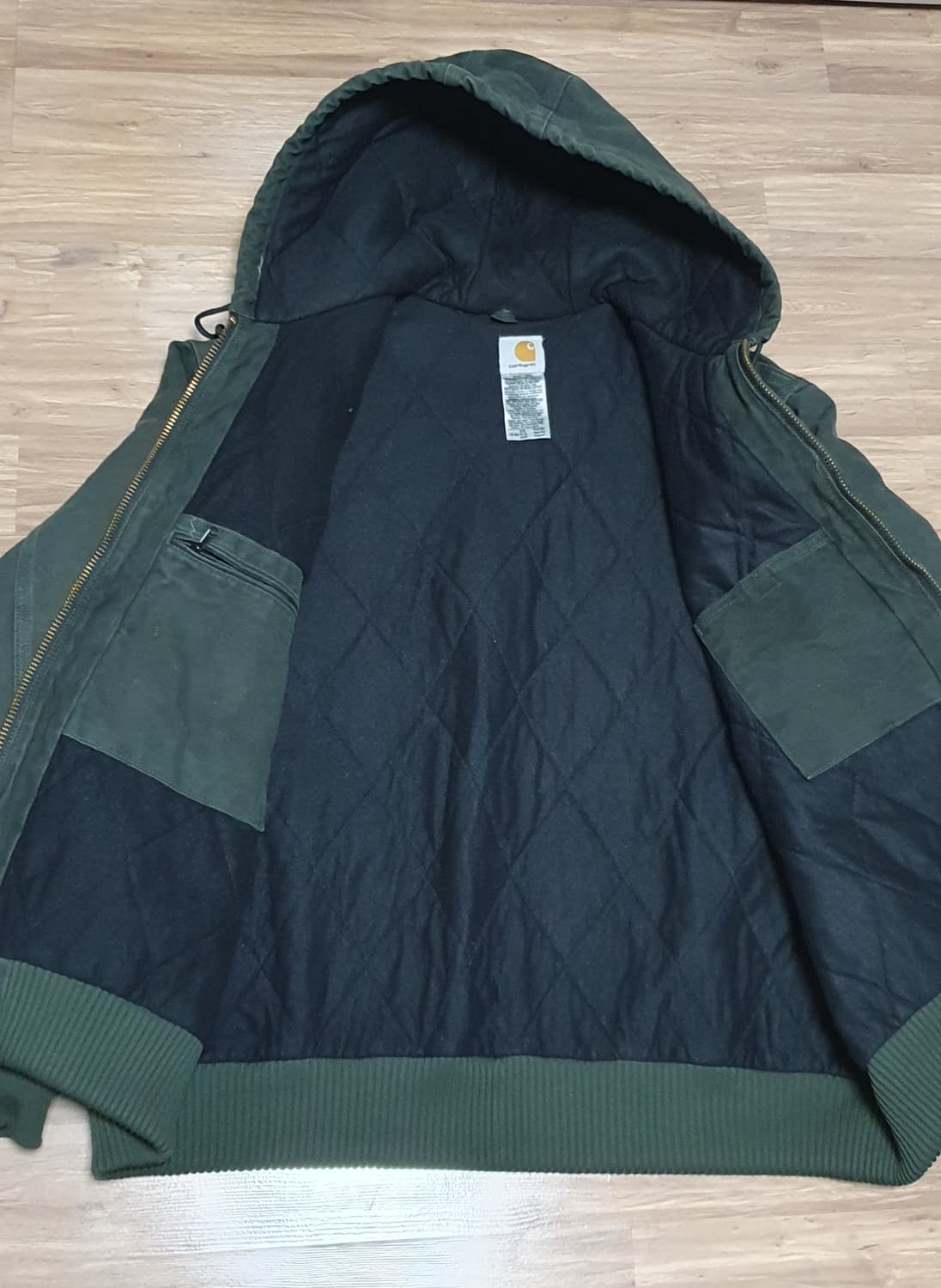 [XXL]칼하트 j130 MOS 샌드스톤 액티브 자켓 상품이미지5