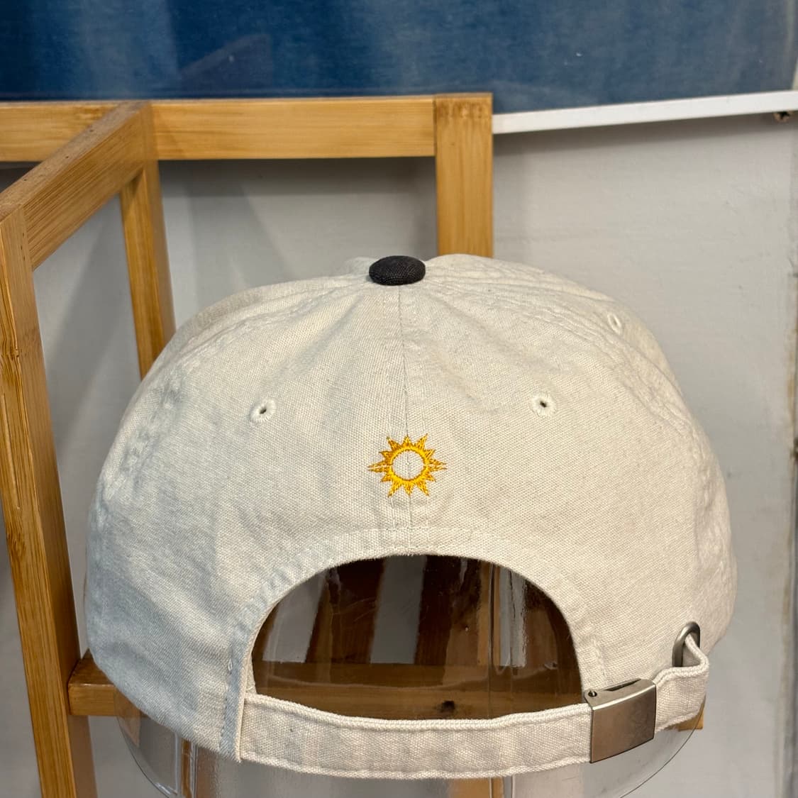 헬로 선라이즈 아치 로고 6패널 캡 OS 상품이미지2