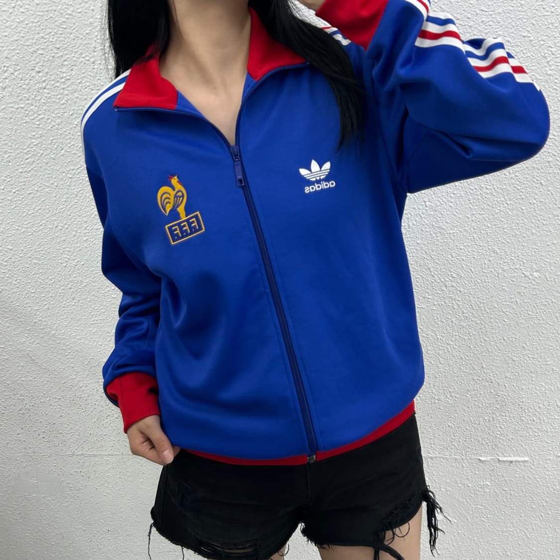 아디다스 프랑스 레드배색 블루 피파 트랙탑 95 상품이미지2