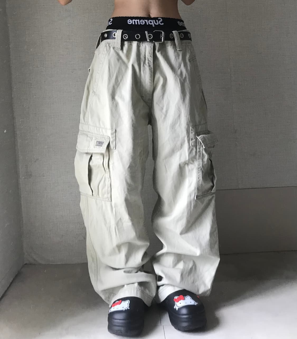리바이스 아이보리 와이드 카고팬츠 상품이미지5