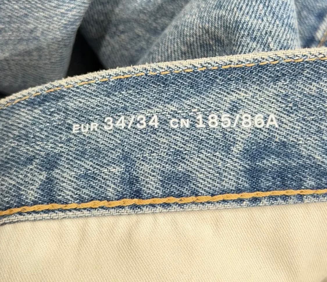 ARKET 아르켓 데님 팬츠 바지 블루 34 상품이미지5