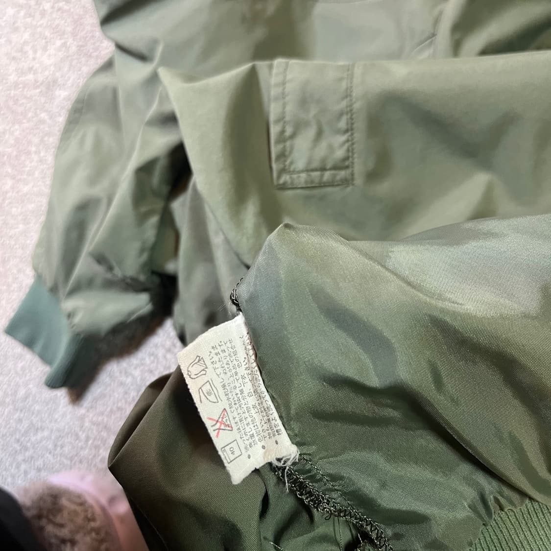 아디다스 80s 서독제 하이넥 윈드 블루종 자켓 상품이미지5