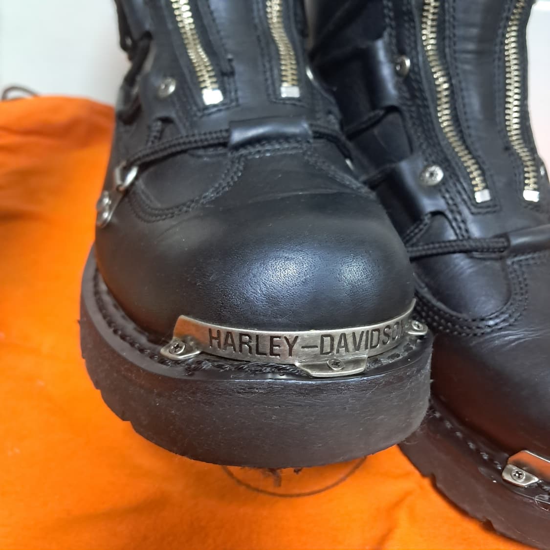 할리데이비슨 블랙 가죽 부츠 워커6.5USA(245~250추천) 상품이미지4