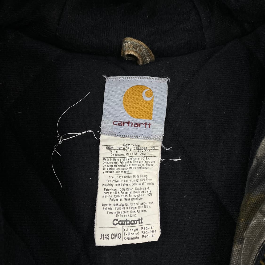 칼하트 J143 리얼트리 엑티브 워크 자켓(105) 상품이미지5