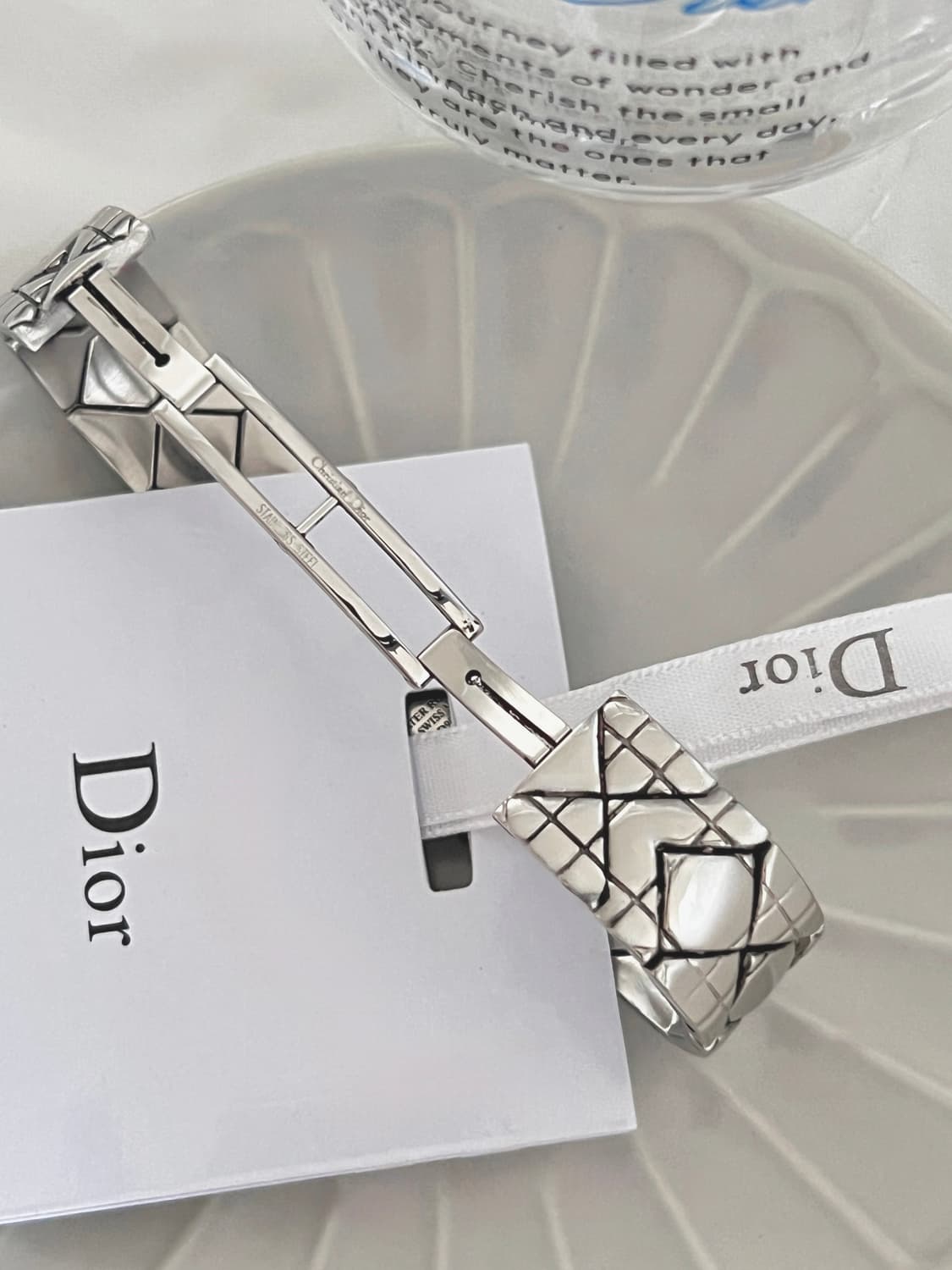 디올 까나쥬 패턴 브레이슬릿 시계 / 정품감정. 케어 상품이미지4