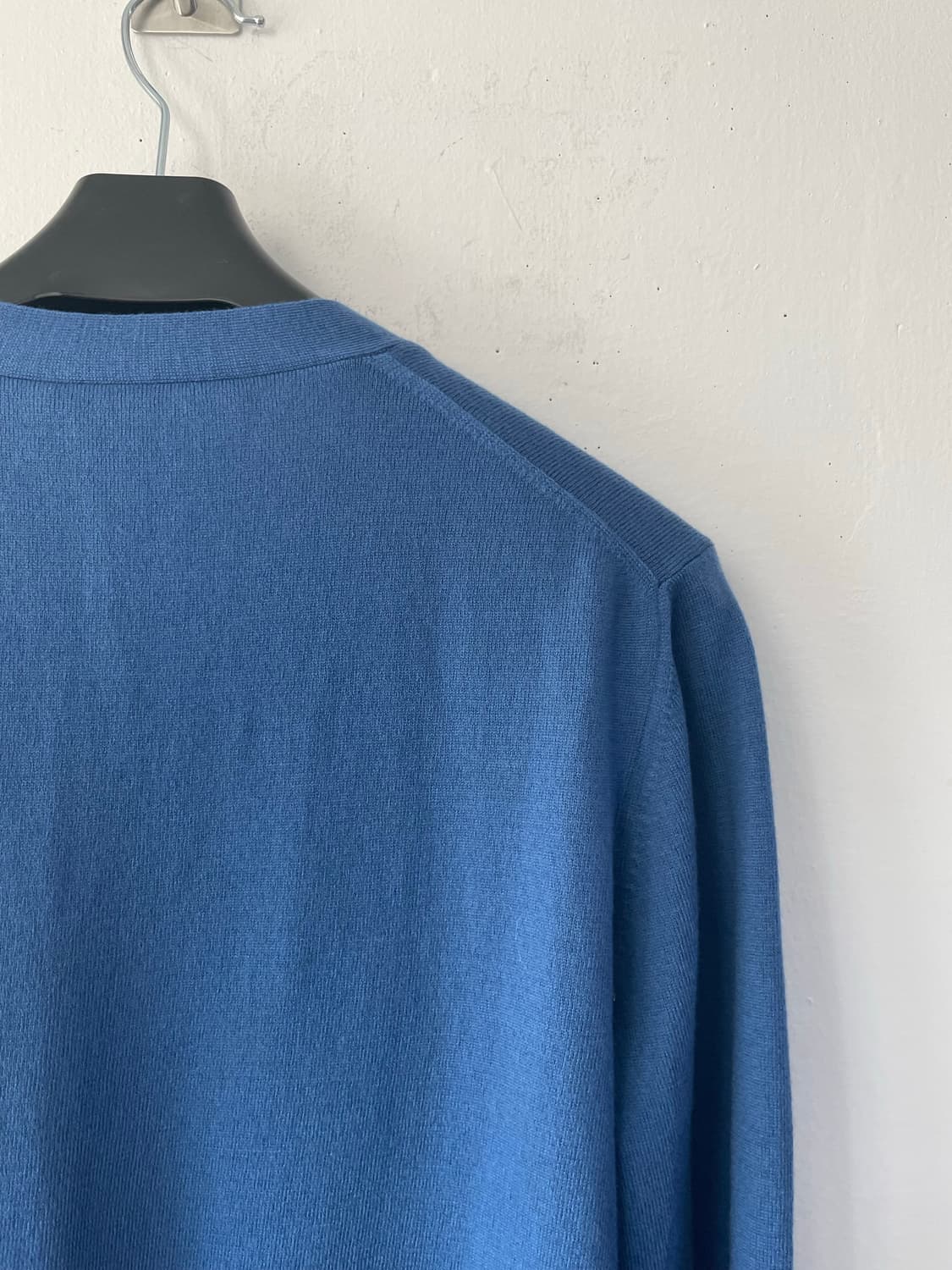 아크네 스튜디오 메리노울 페이스로고 니트 블루 새상품 상품이미지6