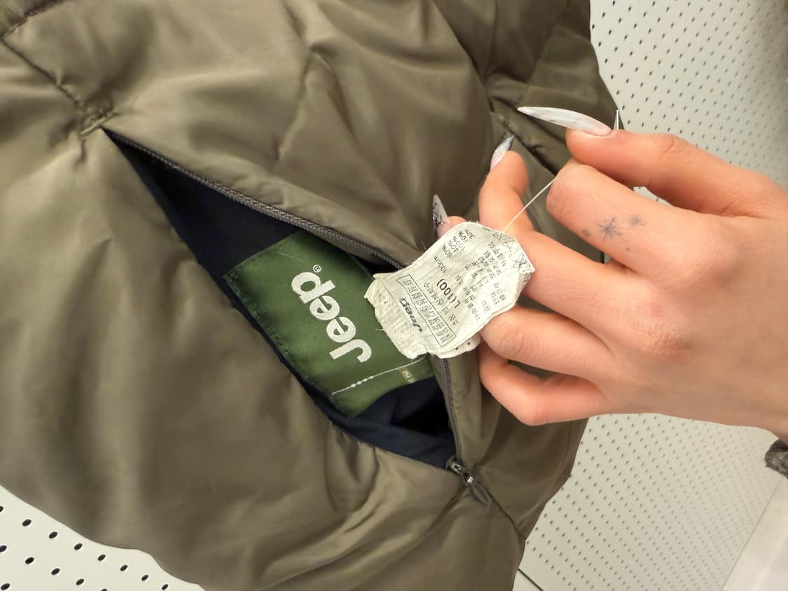 지프 리버시블 패치 덕다운 패딩 베스트 U653 상품이미지6