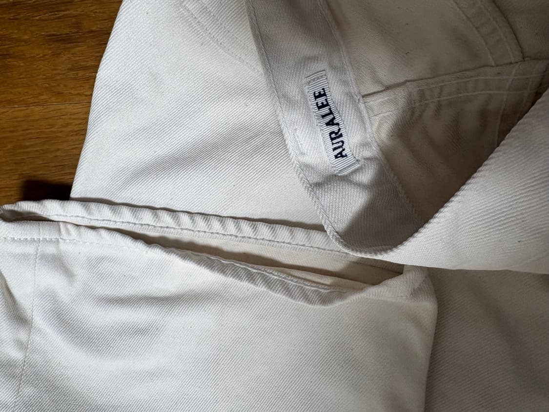 오라리 5p 아이보리 데님 32사이즈 상품이미지5