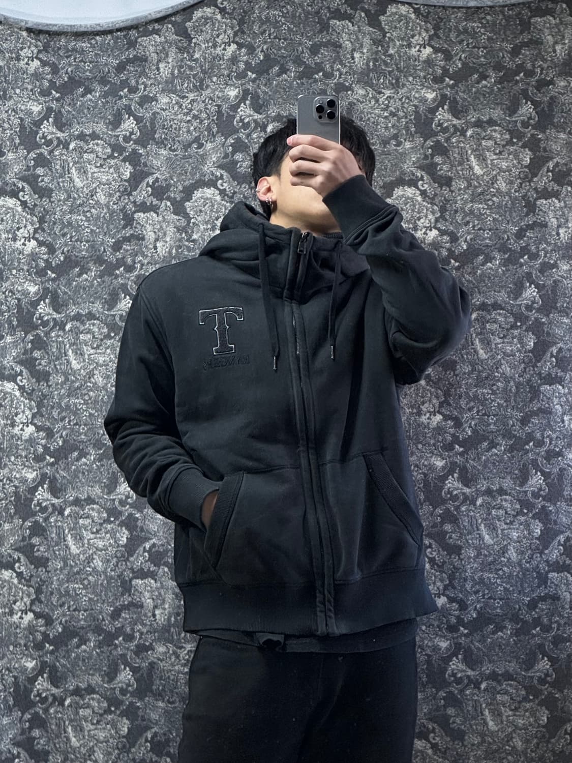 mlb 엠엘비 양털기모 후드 집업 상품이미지1